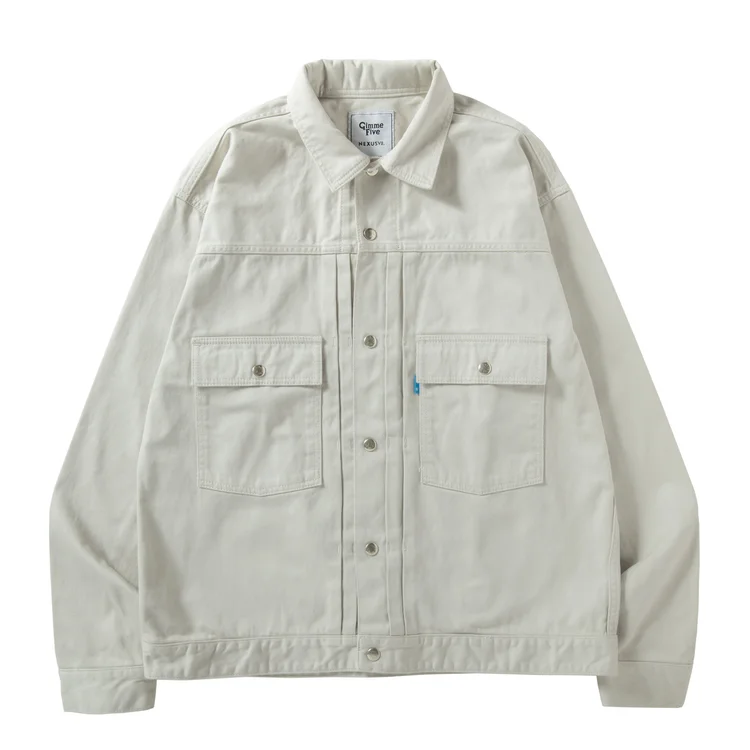 gimme five NEXUSVII X G5 TYPE-II SATIN JACKET (BEIGE)