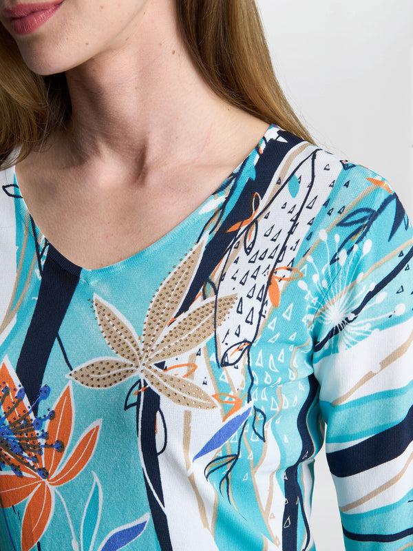 Gina Bacconi Ashlynn Lightweight Sweater With Diamante Detail