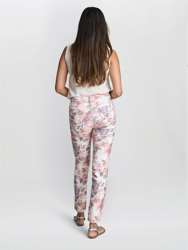 Gina Bacconi Christie Reversible Stretch Floral Jeans