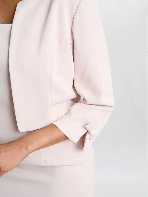 Gina Bacconi Corinne Crepe Dress And Jacket Antique Rose