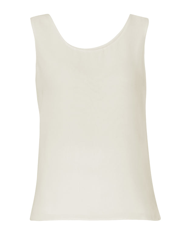 Gina Bacconi Double Layer Chiffon Cami BUTTER CREAM