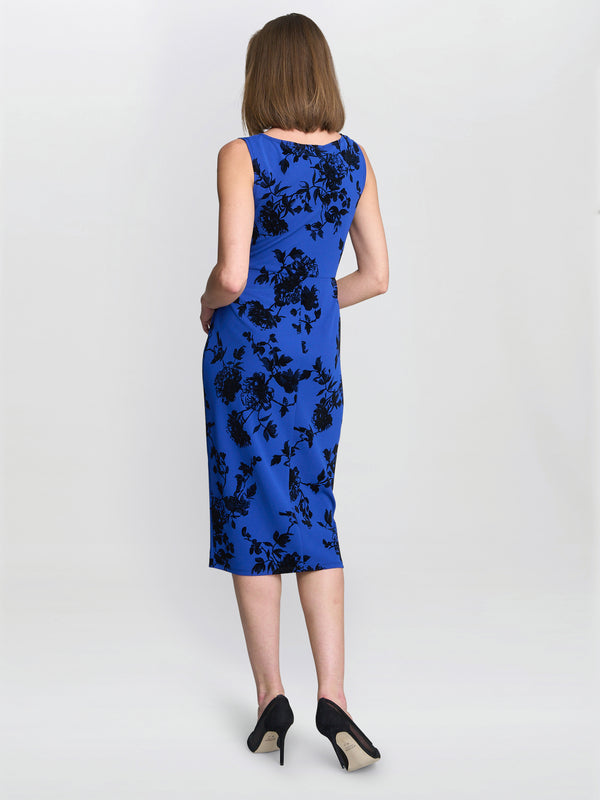 Gina Bacconi Ashley Floral Midi Dress