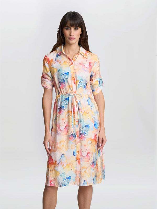 gina bacconi Aubree shirt dress