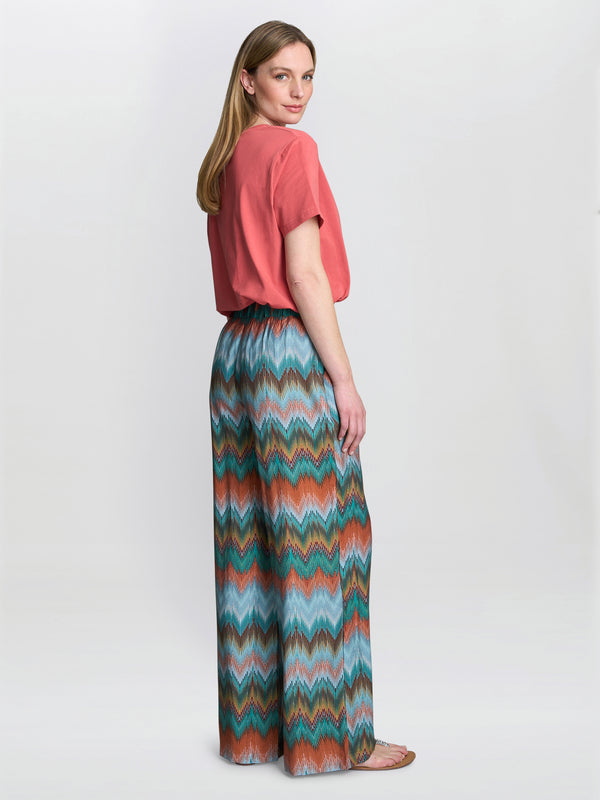 Gina Bacconi Bessie Tie Waist Summer Trouser