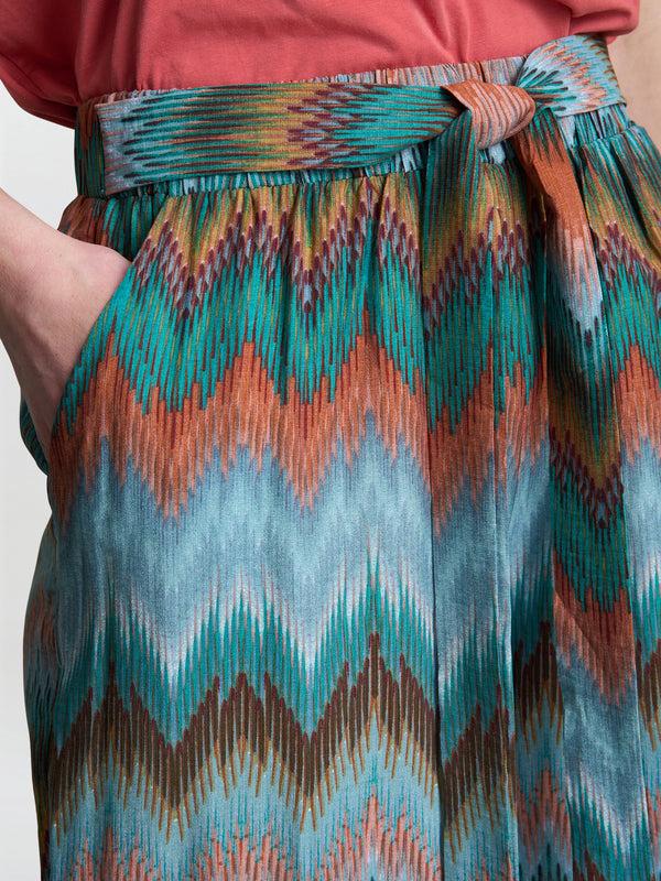 Gina Bacconi Bessie Tie Waist Summer Trouser