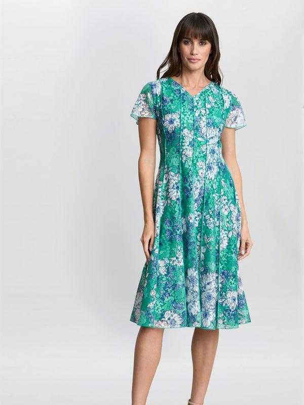 gina bacconi Billy floral dress