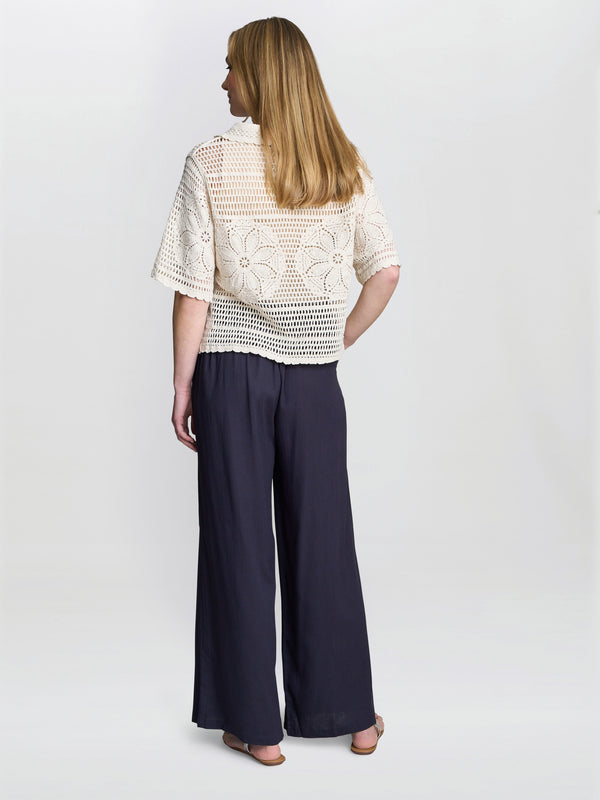 Gina Bacconi Birdie Crochet Shirt