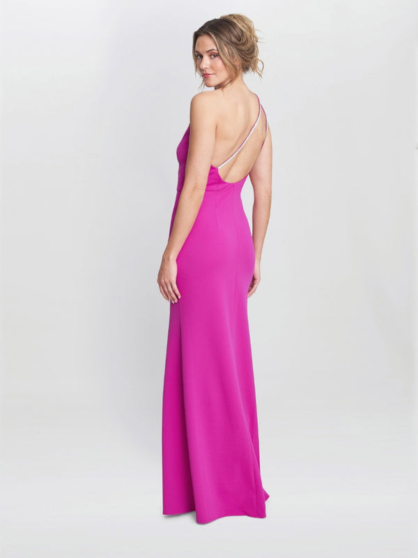 Gina Bacconi Bryony One Shoulder Maxi Dress