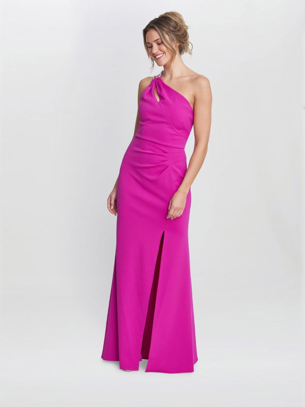 Gina Bacconi Bryony One Shoulder Maxi Dress