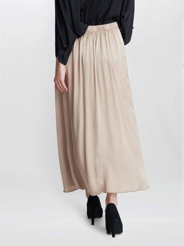 Gina Bacconi Candace Washed Satin Pull On Skirt