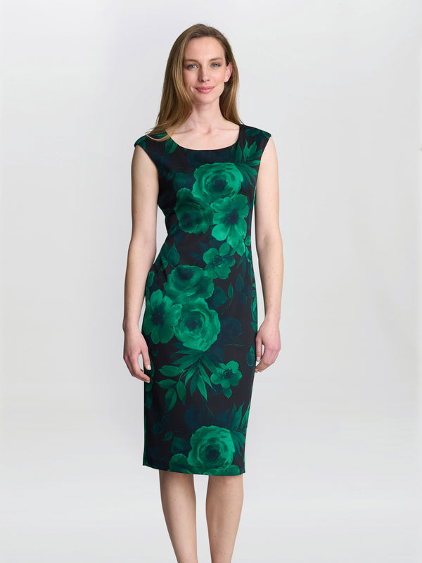 gina bacconi Candice floral dress