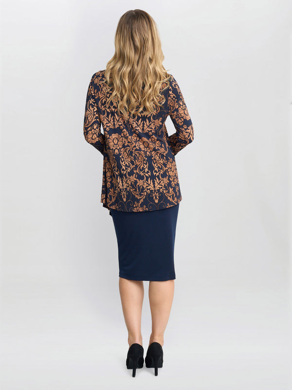 Gina Bacconi Cara Mock Dress And Jacket