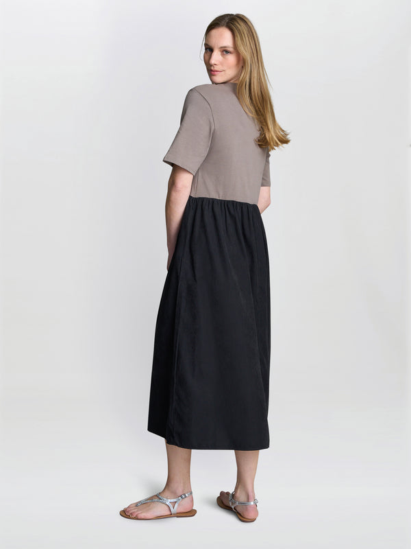 Gina Bacconi Cat Two Tone T-shirt Dress