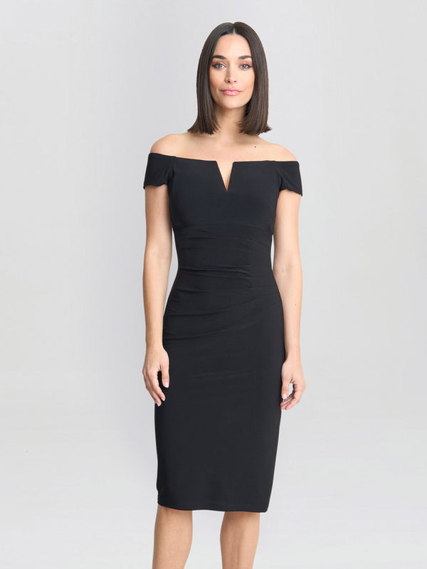 Gina Bacconi Cath Short Off Shoulder Dress