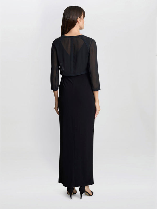 Gina Bacconi Chiffon Jacket