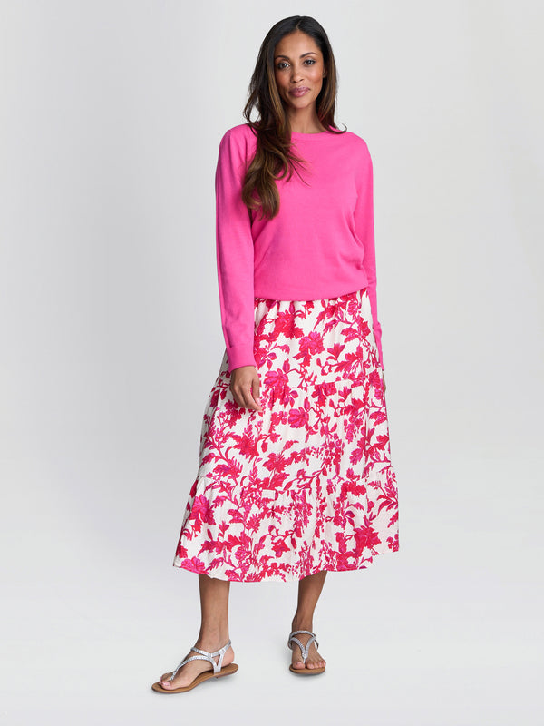 Gina Bacconi Claudie Fuchsia Sweater