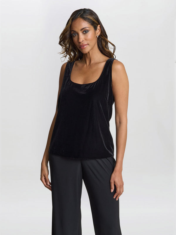 Gina Bacconi Connie Velvet Contrast Twinset