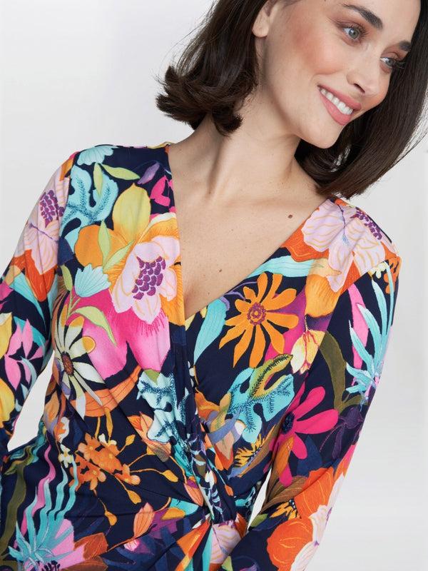 Gina Bacconi Dana Jersey Wrap Dress