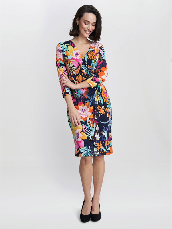 Gina Bacconi Dana Jersey Wrap Dress