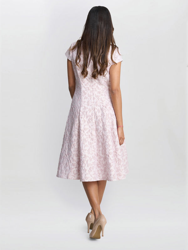 Gina Bacconi Daphnie Jacquard Dress