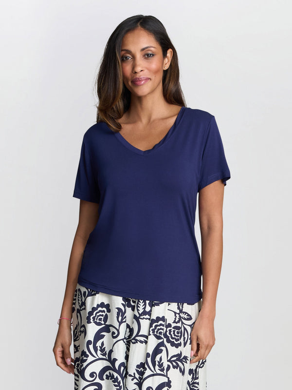 gina bacconi Drew navy t-shirt