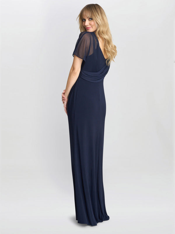 Gina Bacconi Elliot Jersey Maxi Dress