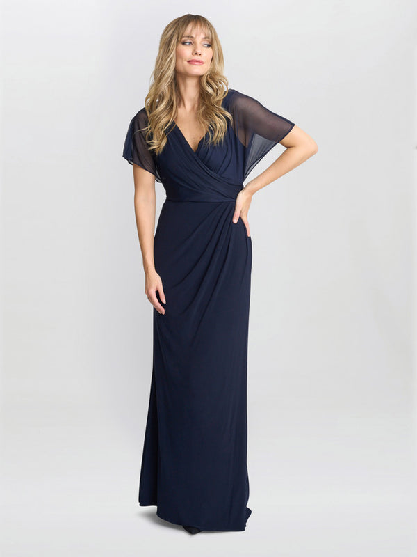 Gina Bacconi Elliot Jersey Maxi Dress