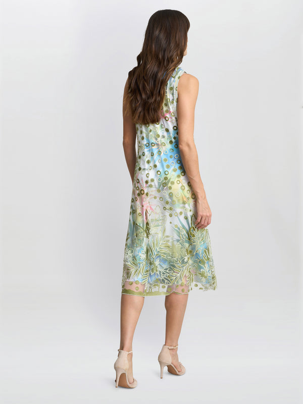 Gina Bacconi Emilia Double Layer Dress