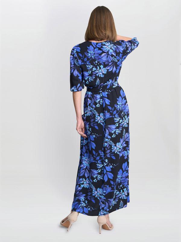 Gina Bacconi Emilyn Floral Print Dress