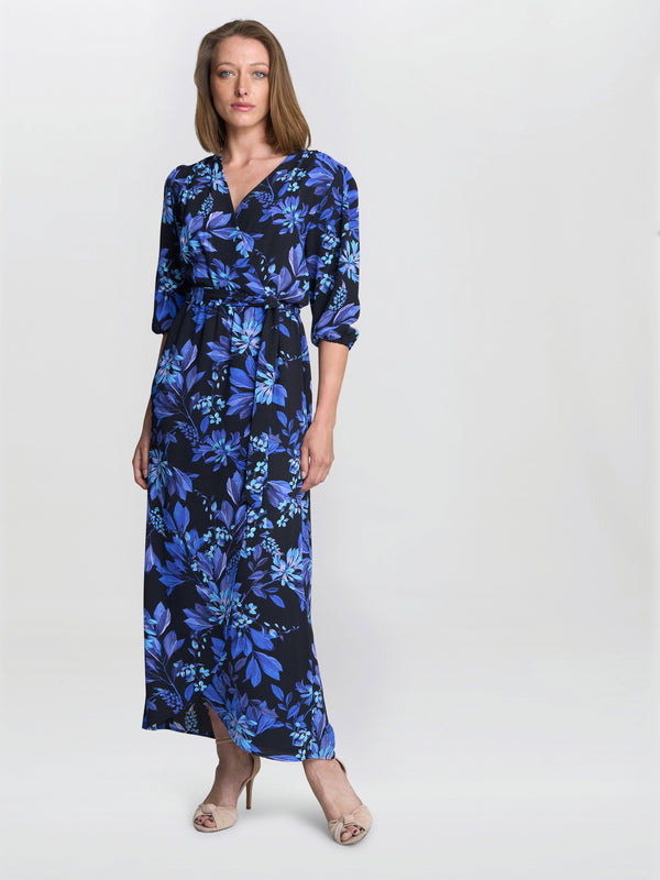 gina bacconi Emilyn floral print dress