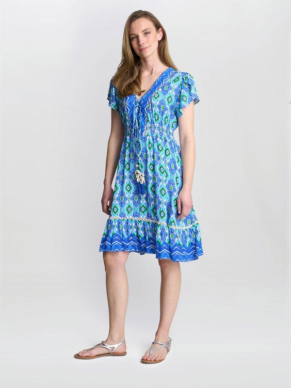 Gina Bacconi Evana Short Summer Dress