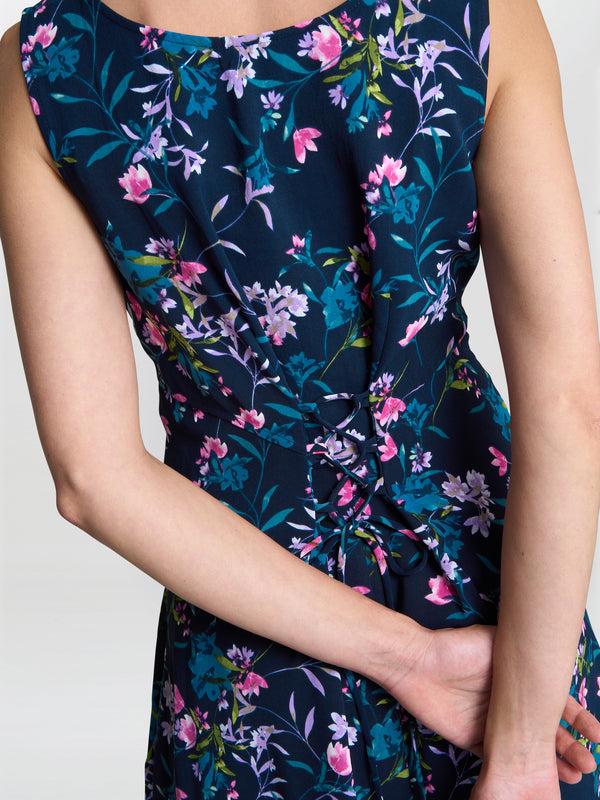 Gina Bacconi Flo Floral Jersey Dress