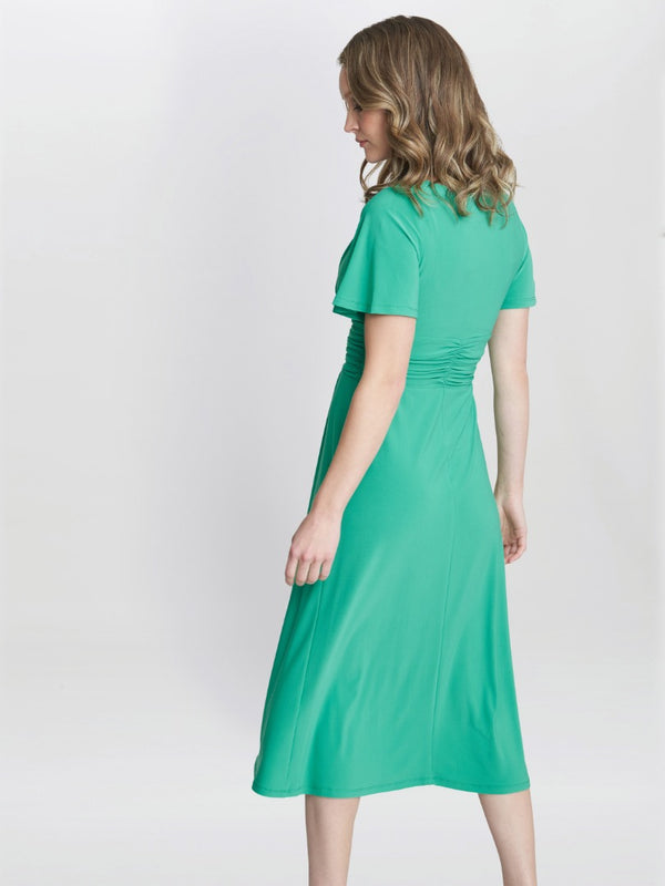 Gina Bacconi Frieda Jersey Dress JADE