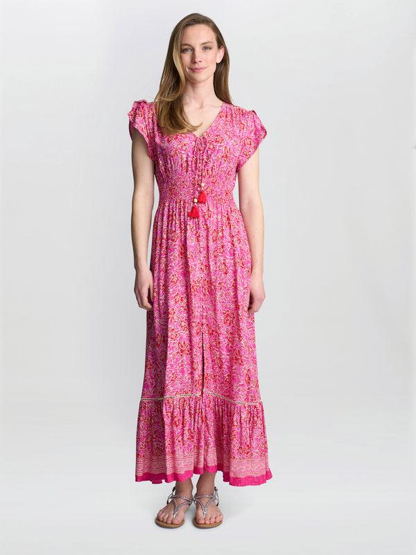 gina bacconi Gabi button down dress