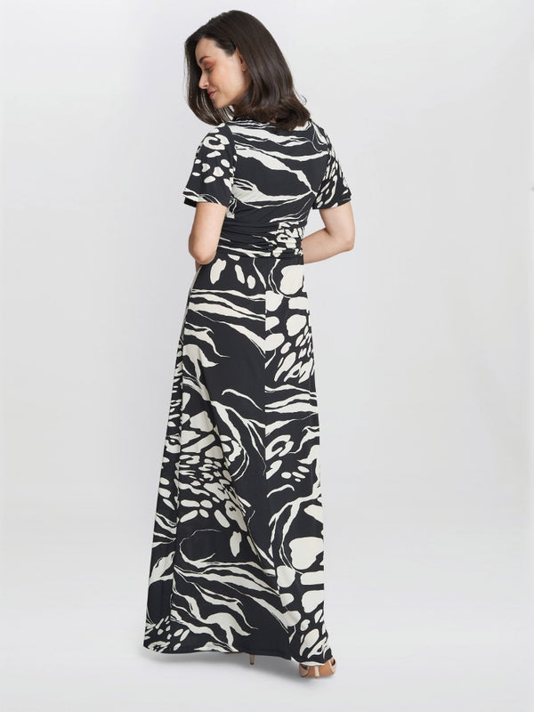 Gina Bacconi Geraldine Jersey Maxi Dress