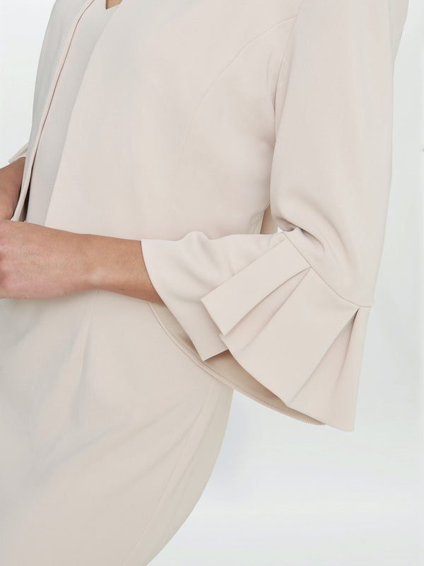 Gina Bacconi Gigi Moss Crepe Bolero Antique Rose