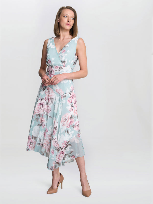 Gina Bacconi India Print Dress
