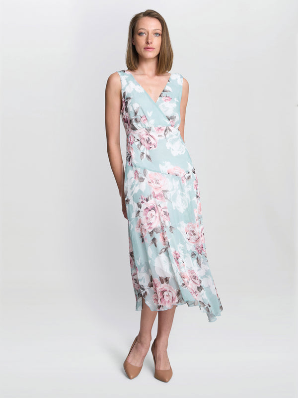 Gina Bacconi India Print Dress