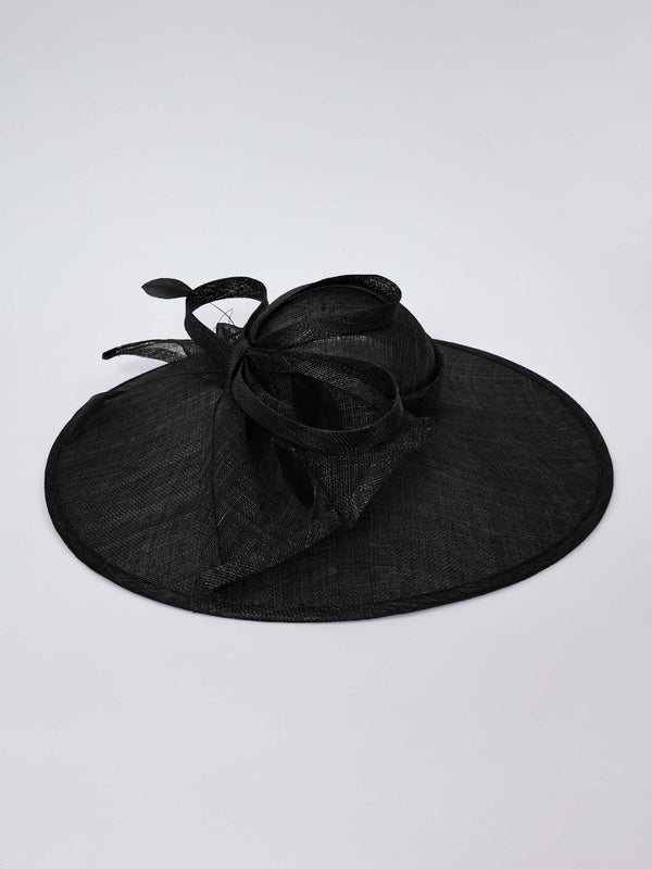 Gina Bacconi Inka Hat With Bow BLACK