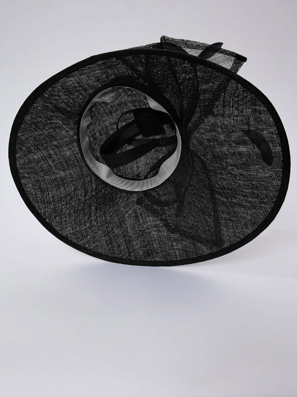 Gina Bacconi Inka Hat With Bow BLACK