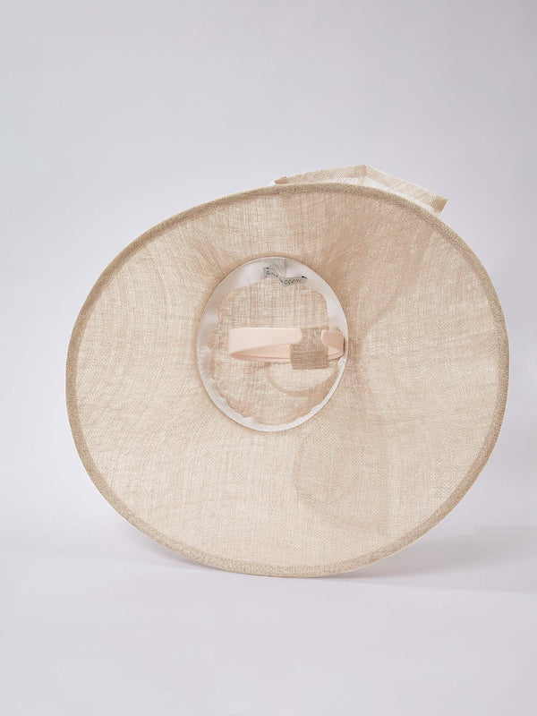 Gina Bacconi Inka Hat With Bow SUMMER IVORY
