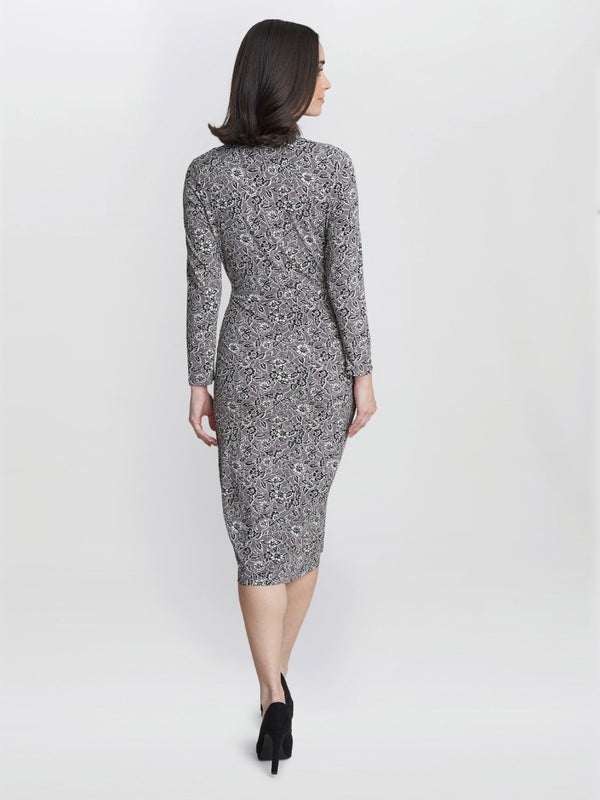 Gina Bacconi Janet Jersey Wrap Dress