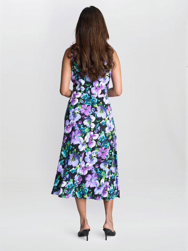 Gina Bacconi Jeselle Floral Printed Dress