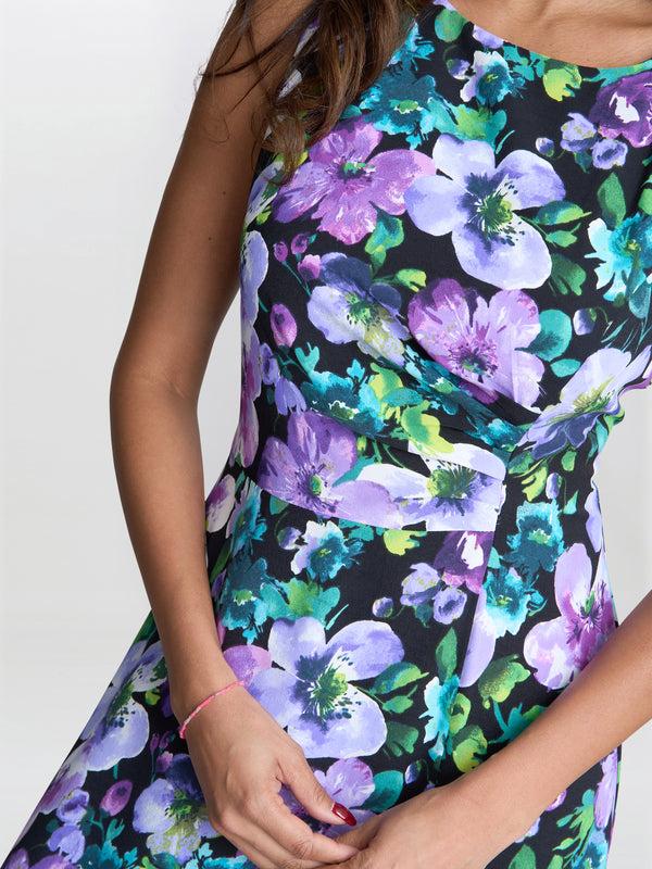 Gina Bacconi Jeselle Floral Printed Dress