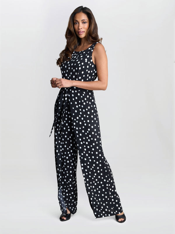 Gina Bacconi Jolie Spot Jumpsuit