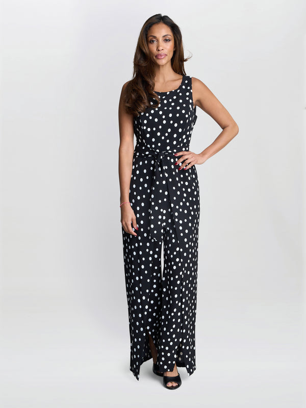 gina bacconi Jolie spot jumpsuit