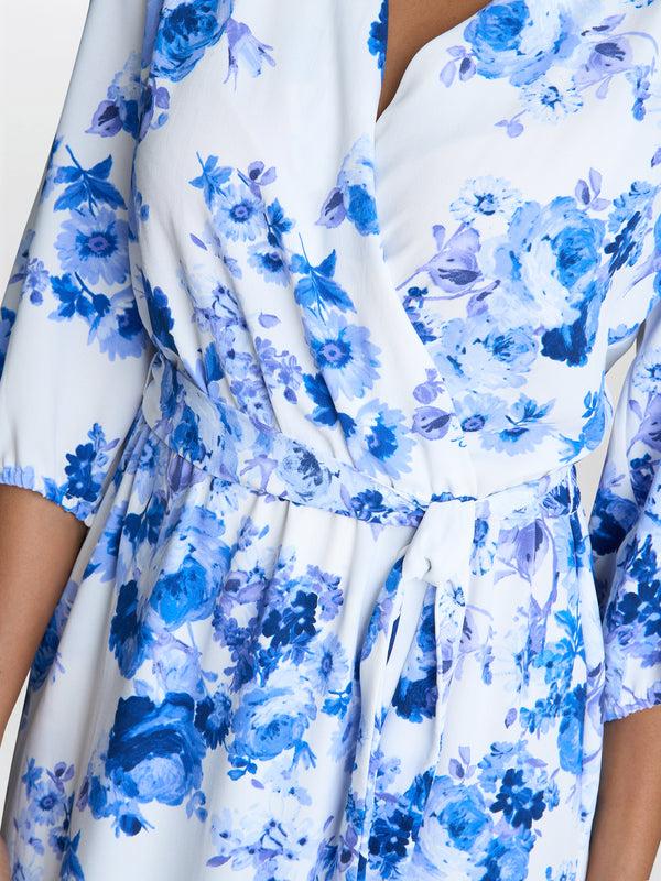 Gina Bacconi Karen Floral Print Maxi Dress