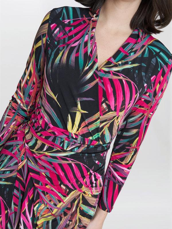 Gina Bacconi Keira Jersey Wrap Dress