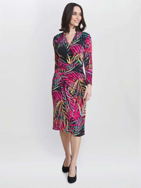Gina Bacconi Keira Jersey Wrap Dress