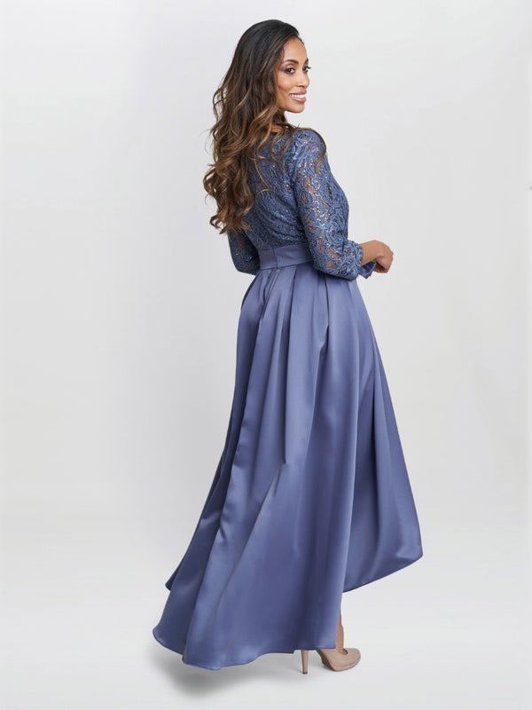 Gina Bacconi Leona Sequin Lace Dress